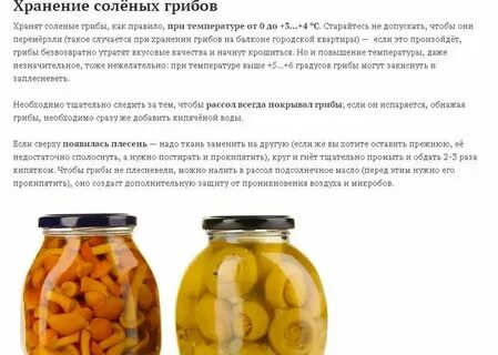 Сколько хранятся грибы закрытые в банки