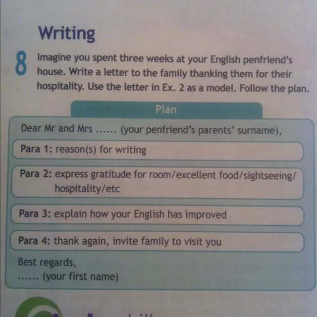 Предложения с imagine. Imagine you spent three weeks at your English penfriend's. Letter to the penfriends House. You have just Returned from a visit at your penfriend's House in England. Write a Letter thanking your penfriend's Family. Work in pairs imagine