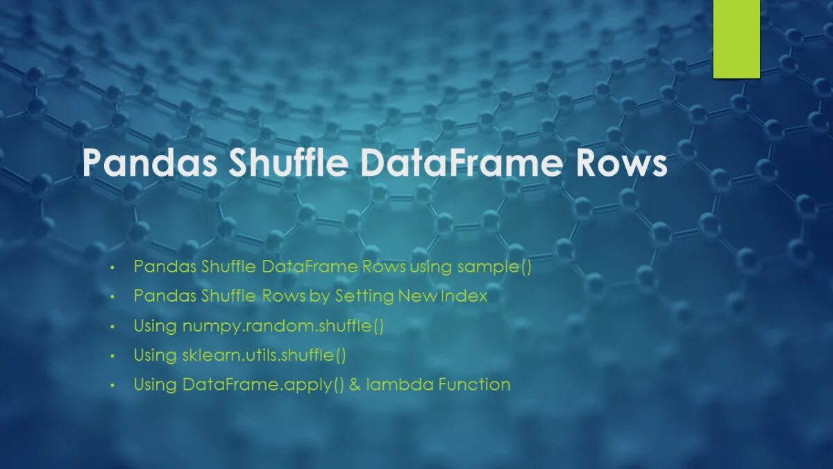 Pandas dataframe to set