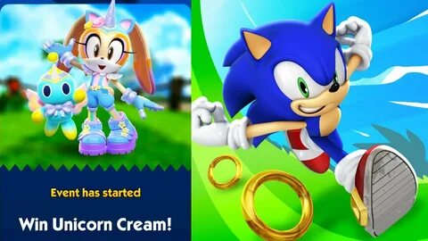 Unicorn Cream event - Sonic Dash game on android - YouTube 