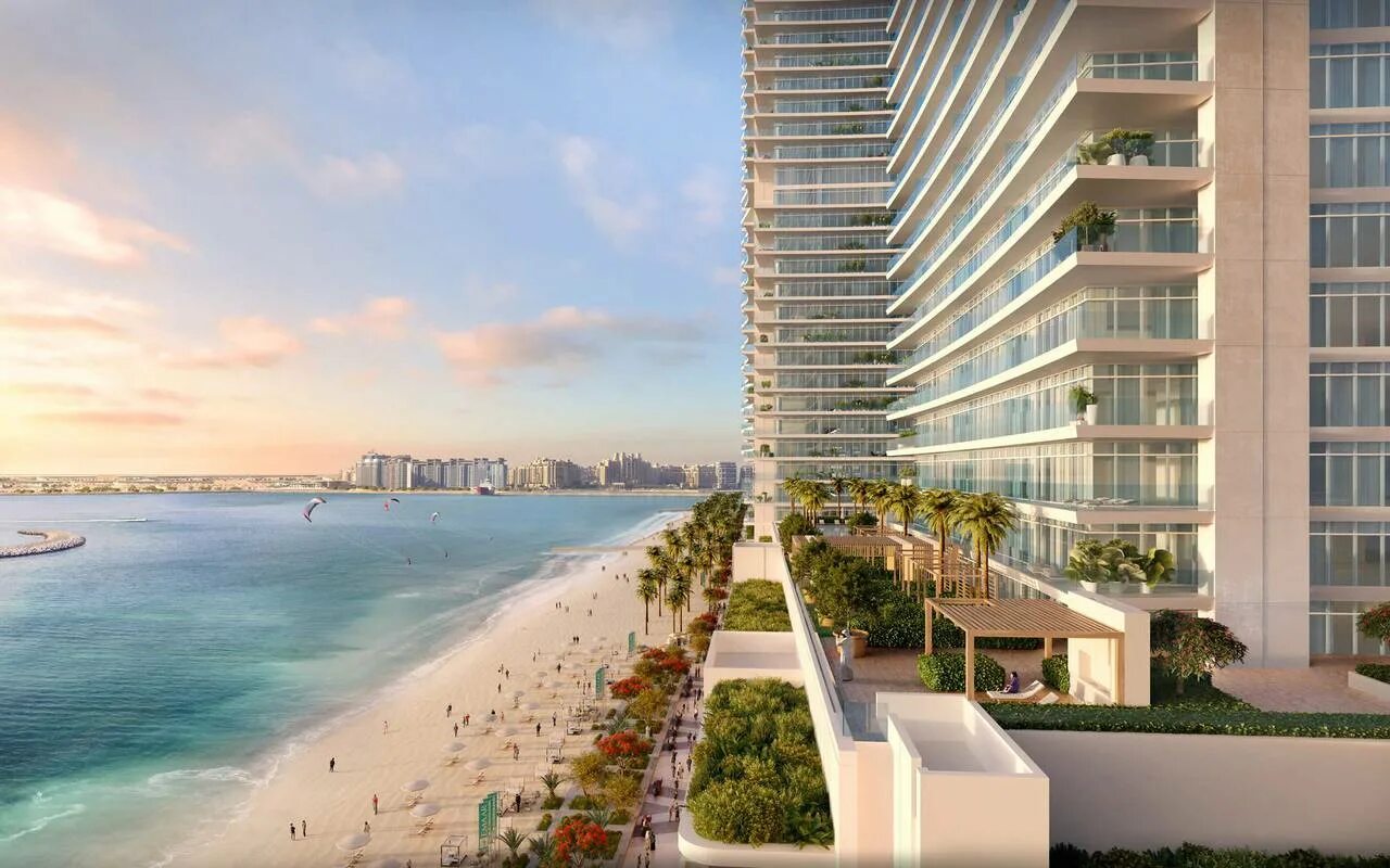 Beachfront Дубай. Beachgate by address Дубай. DAMAC Bay by Cavalli Дубай. ЕМАР застройщик Дубай. Туры в дубай в апреле 2024