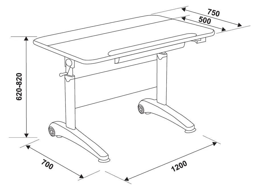 Высота школы стола. Conductor 07 стол. Стол-парта Бюрократ conductor. Габариты учебного стола. Высота учебного стола для школьника.