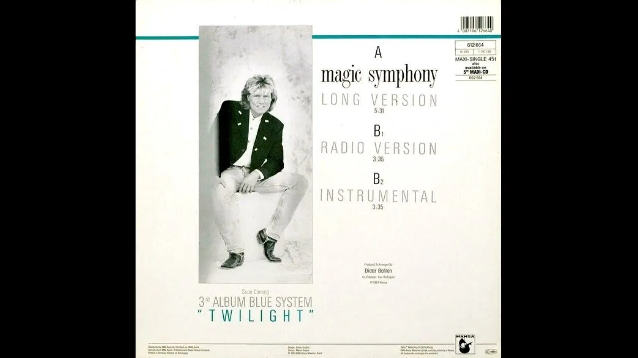 Блю мэджик симфони. Blue system - magic symphony 1990 vinyl. blue system magic symphony обложка. блюсистем мэджик симфони. ноты magic symphony.