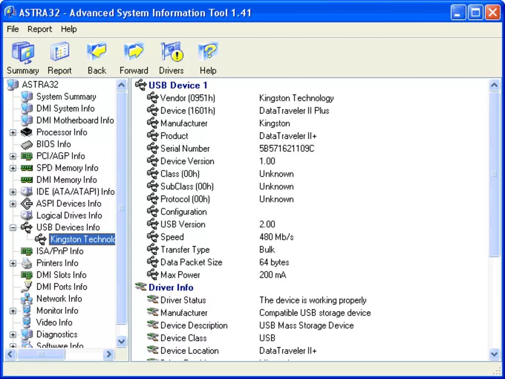 Device class. Mass Storage device. USB Mass Storage device class. USB Mass Storage Bulk only. Al Mass Storage USB device.