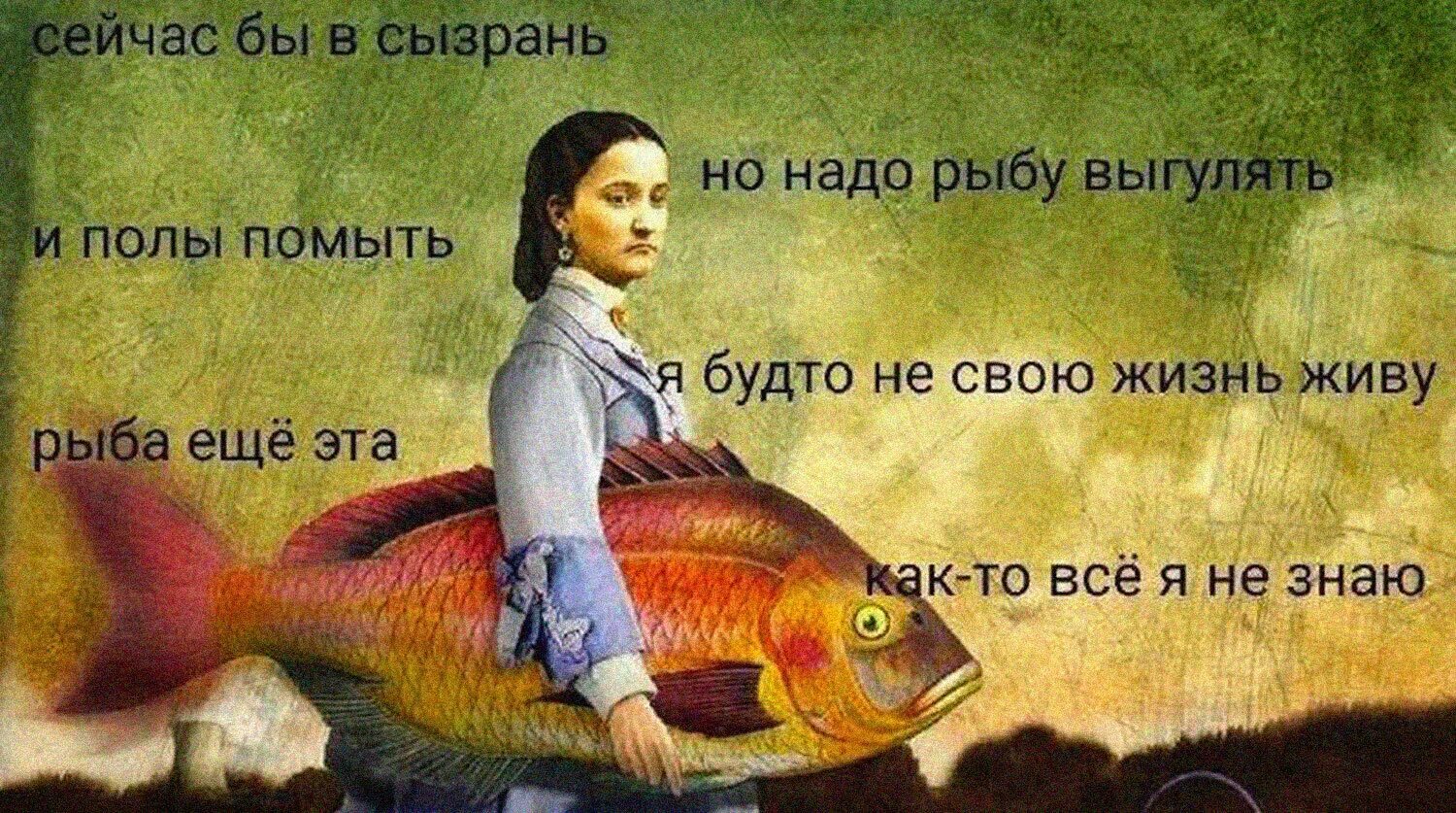 Земля как будто стала шире. Рыба еще эта сейчас бы в сызрань. надо рыбу выгулять. будто не свою жизнь живу рыба ещё эта. мем сейчас бы в сызрань но надо рыбу выгулять.