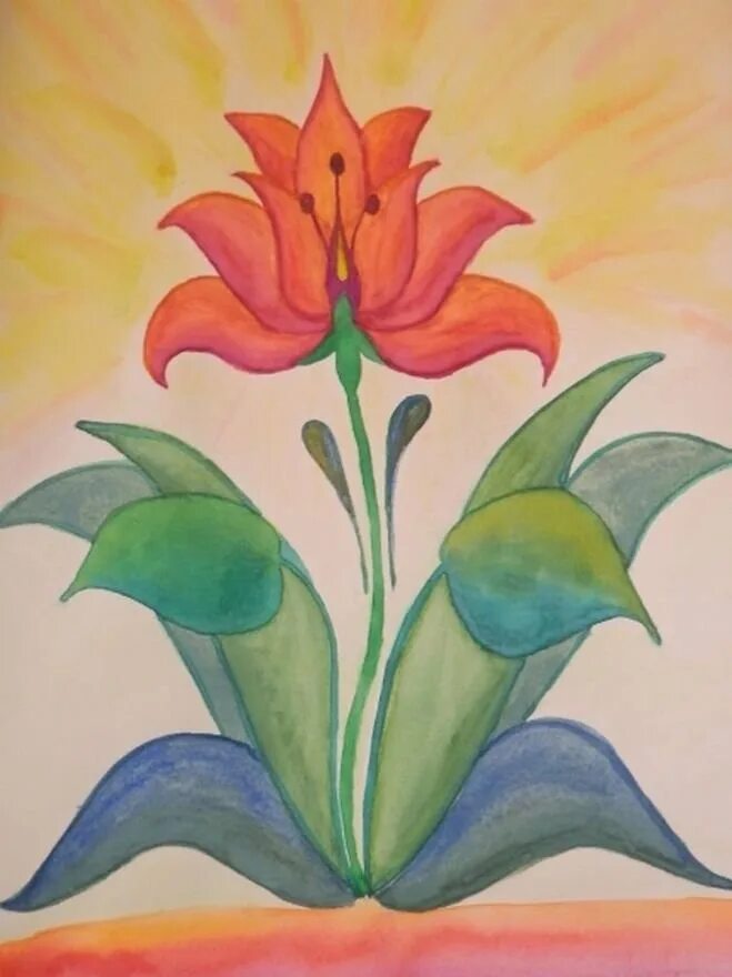 Бажов Аленький цветочек. Иллюстрация к рассказу Аленький цветочек. Сказочные цветы. Рисунки цветов.
