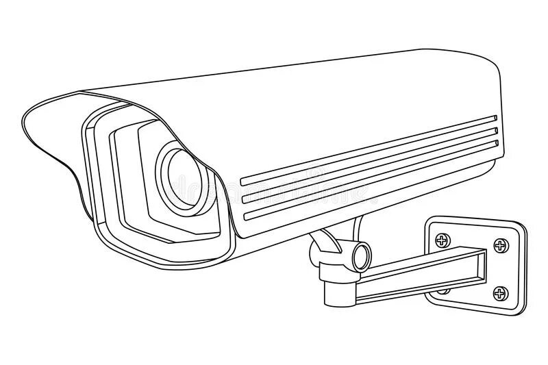 Раскраска камера видеонаблюдения. Камера видеонаблюдения контур. Трафарет камеры видеонаблюдения. Камера видеонаблюдения схематично. Камера титан распечатать