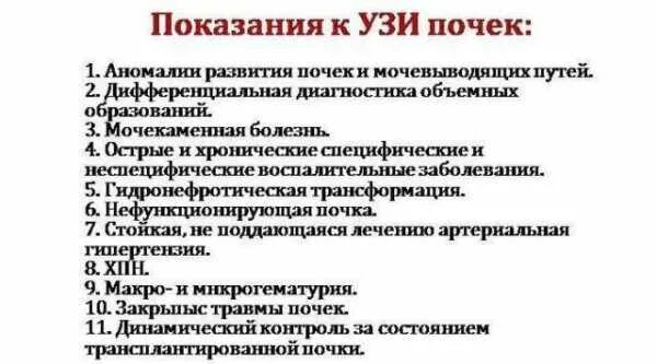 Узи почек и надпочечников у женщин подготовка