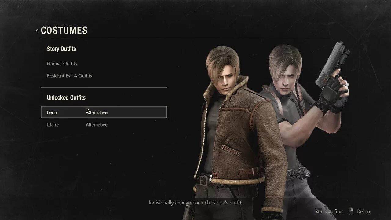 Resident evil remake сколько глав. Resident Evil 4 Remake куртка Леона.