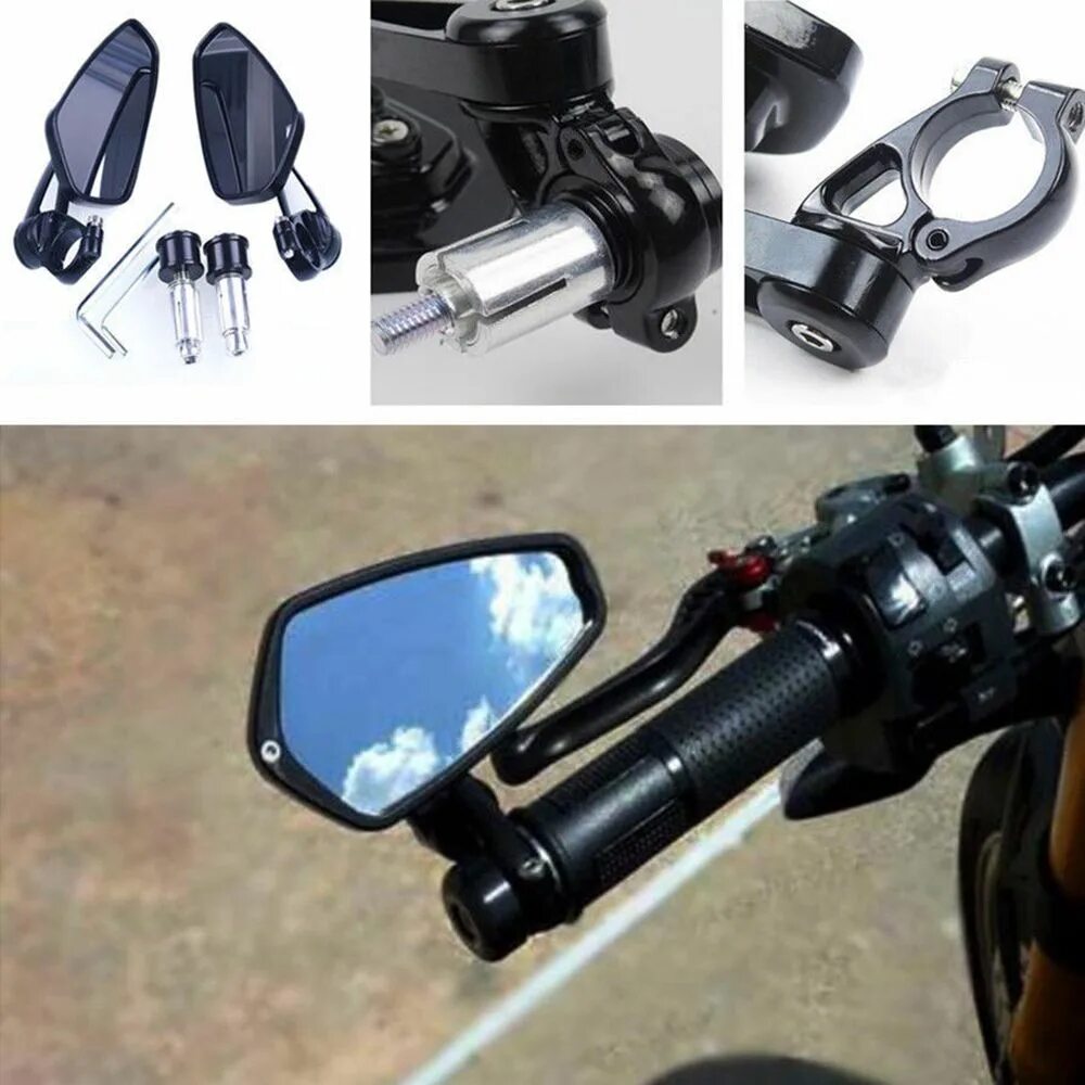 Купить зеркала для мотоциклов Frenshion Frenshion 7/8 22 cm Aluminum Motorcycle