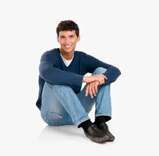Мужик сидит на полу