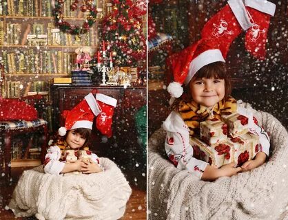 Сделать фотографию новогодней