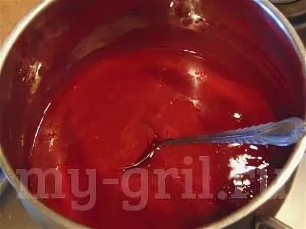 Малиновая прослойка для торта из замороженной малины