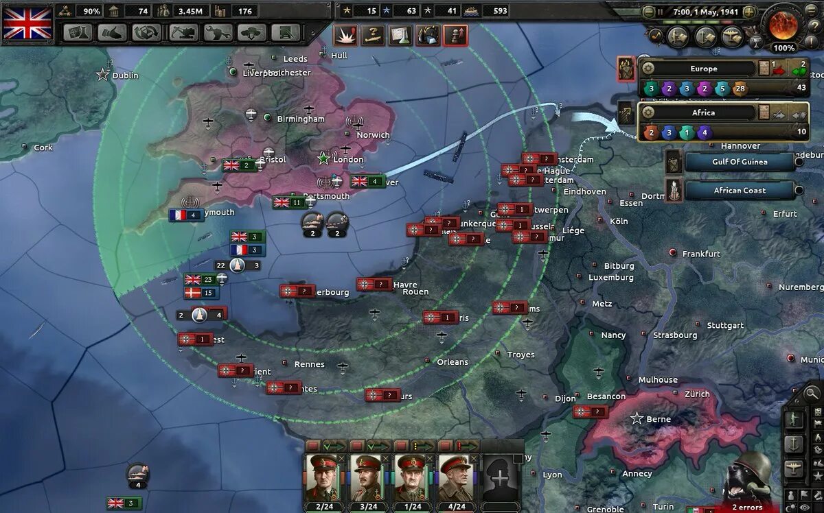 Modern days hearts of iron 4