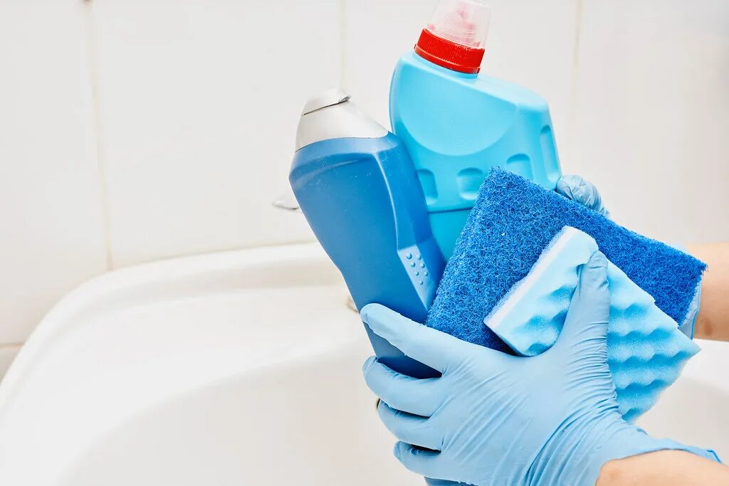 Абразивные моющие. Набор для уборки ванной Home Set Bathroom Cleaning. Моющая способность. Мытье с абразивами. Bath Sponge Cleaning Supplies.