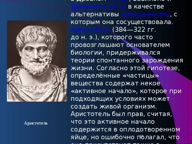 Гипотеза аристотеля. Аристотель о происхождении жизни. Теория Аристотеля о происхождении жизни. Аристотель теория возникновения жизни. Аристотель о возникновении жизни.