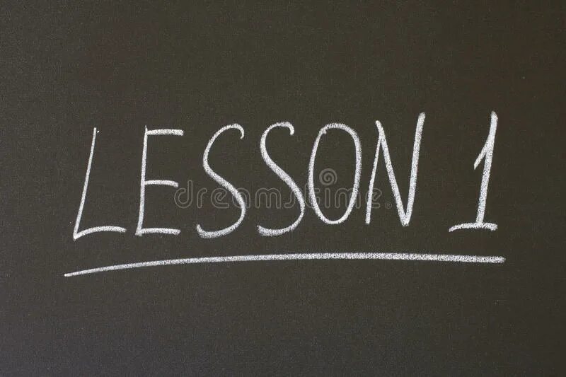 Lessons 1 2