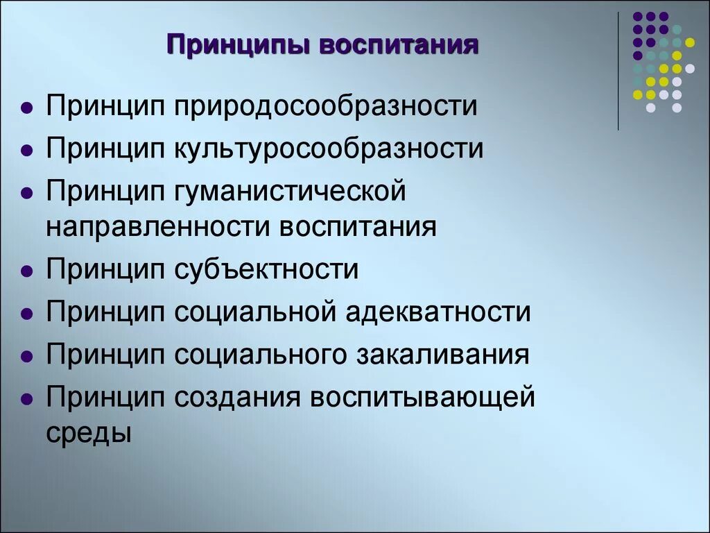 Принципы воспитания в педагогике. К классическим принципам воспитания относятся принципы …. Основные принципы воспитания в педагогике. Принципы воспитания процесса воспитания педагогика.