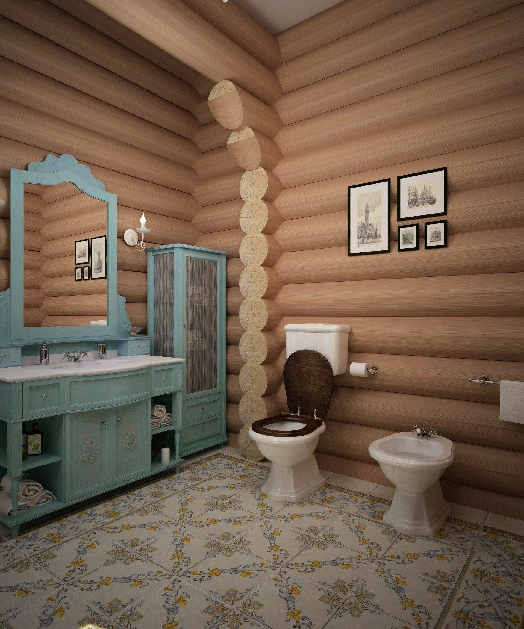 Дизайн комнат в деревянном доме. Санузел в деревянном доме. Ванная комната в деревянном доме. Санузел в доме из оцилиндрованного бревна. Туалет в доме из оцилиндрованного бревна.