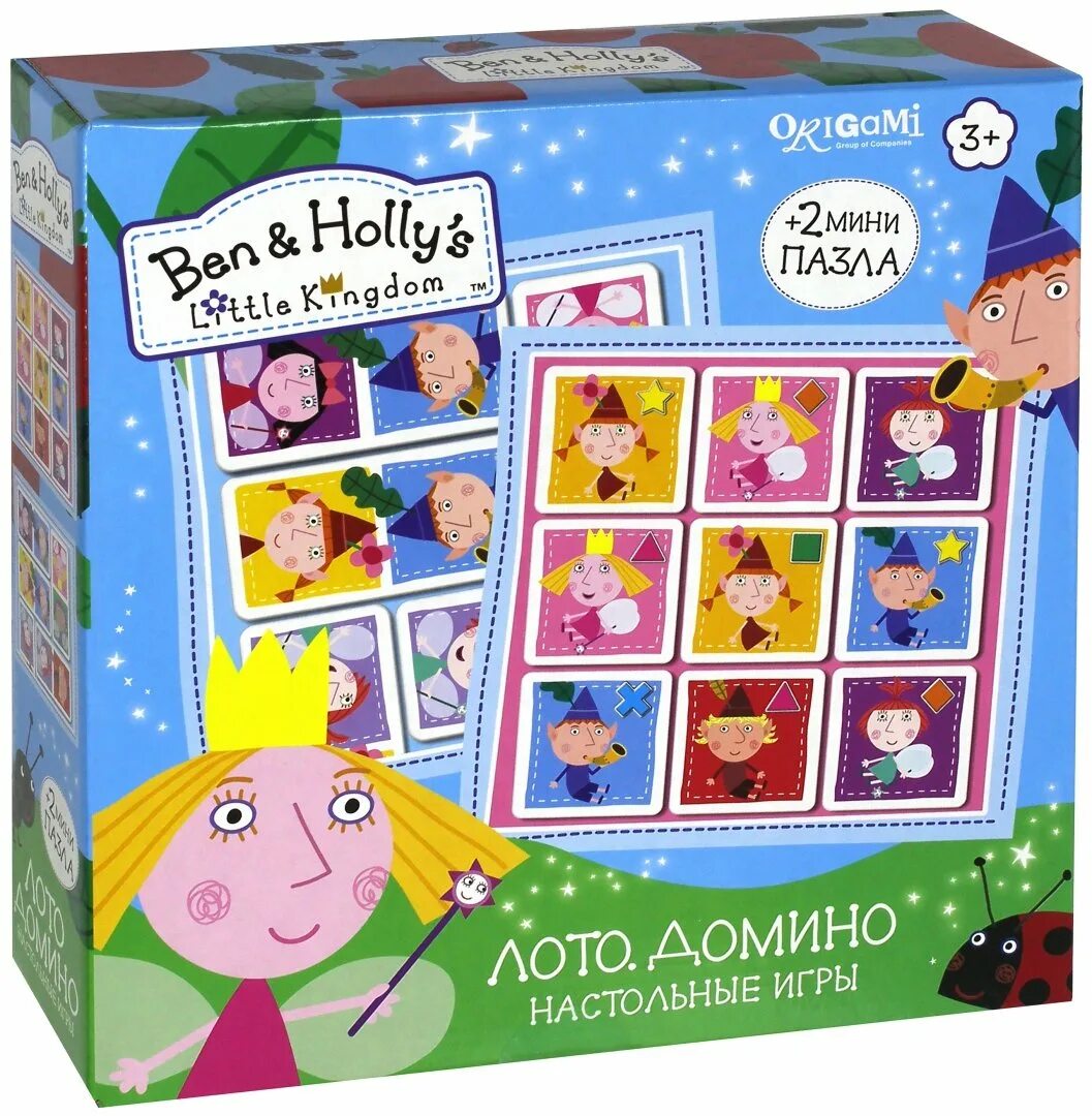 Набор настольных игр Origami Куми-Куми 4 в 1. Origami Ben and Holly. Пазлы Origami Puzzle Куми-Куми. Игра бен и холли