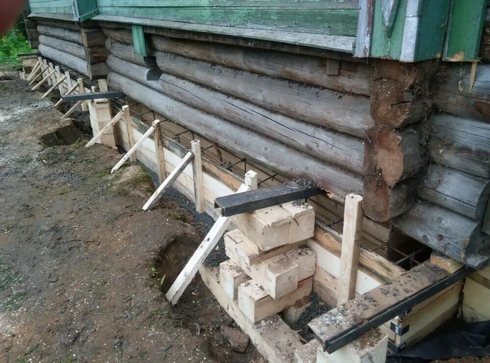 Замена нижних венцов