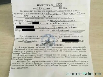 Осуществление привода лиц уклоняющихся от явки