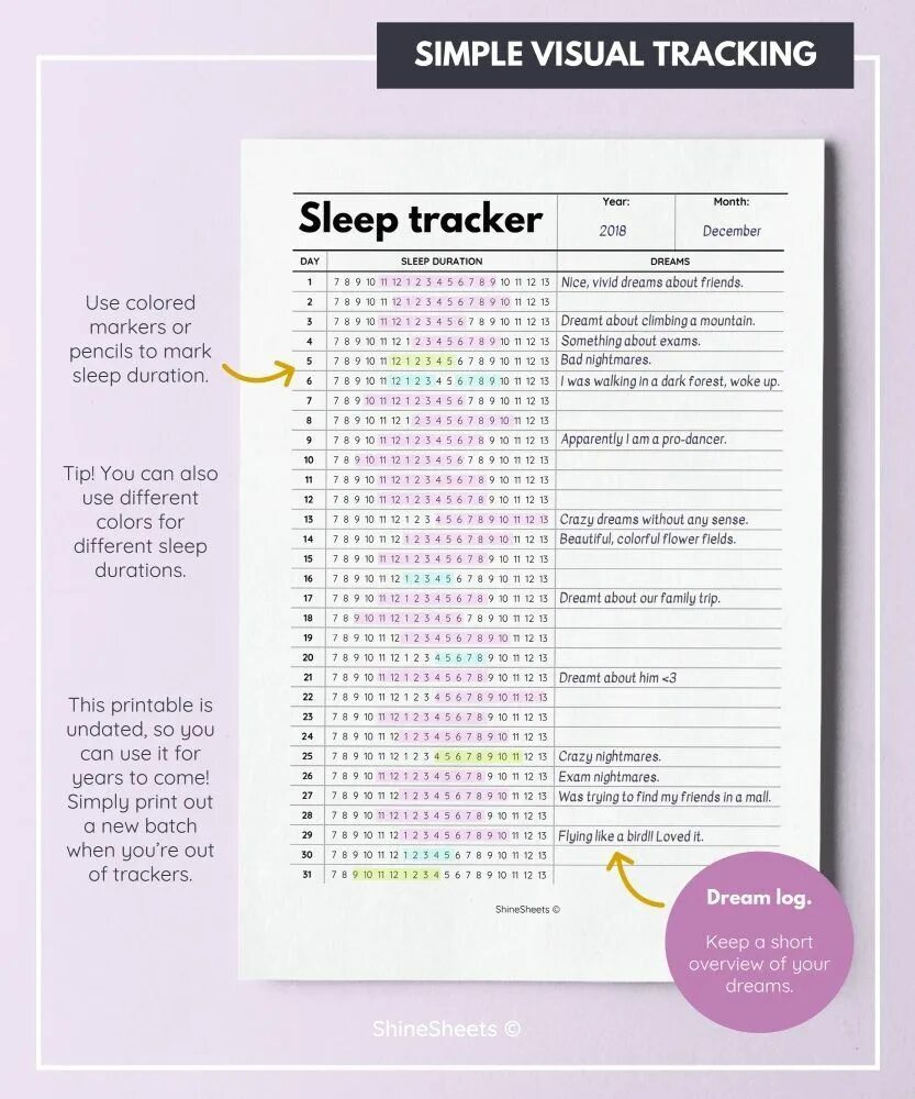 Sleep tracking