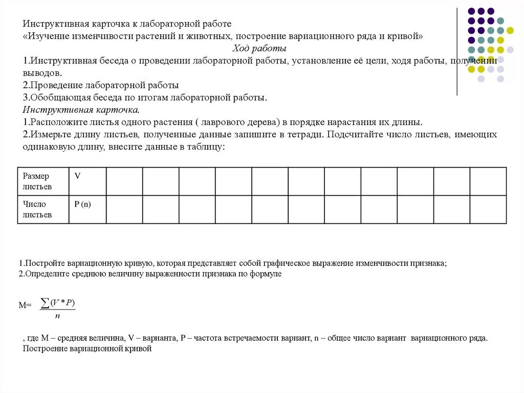 Практическая работа изучение при разных условиях. Лабораторная работа модификационная изменчивость. Лабораторная 9 класс модификационная изменчивость. Лабораторная работа построение вариационного. Построение вариационной Кривой модификационной изменчивости.