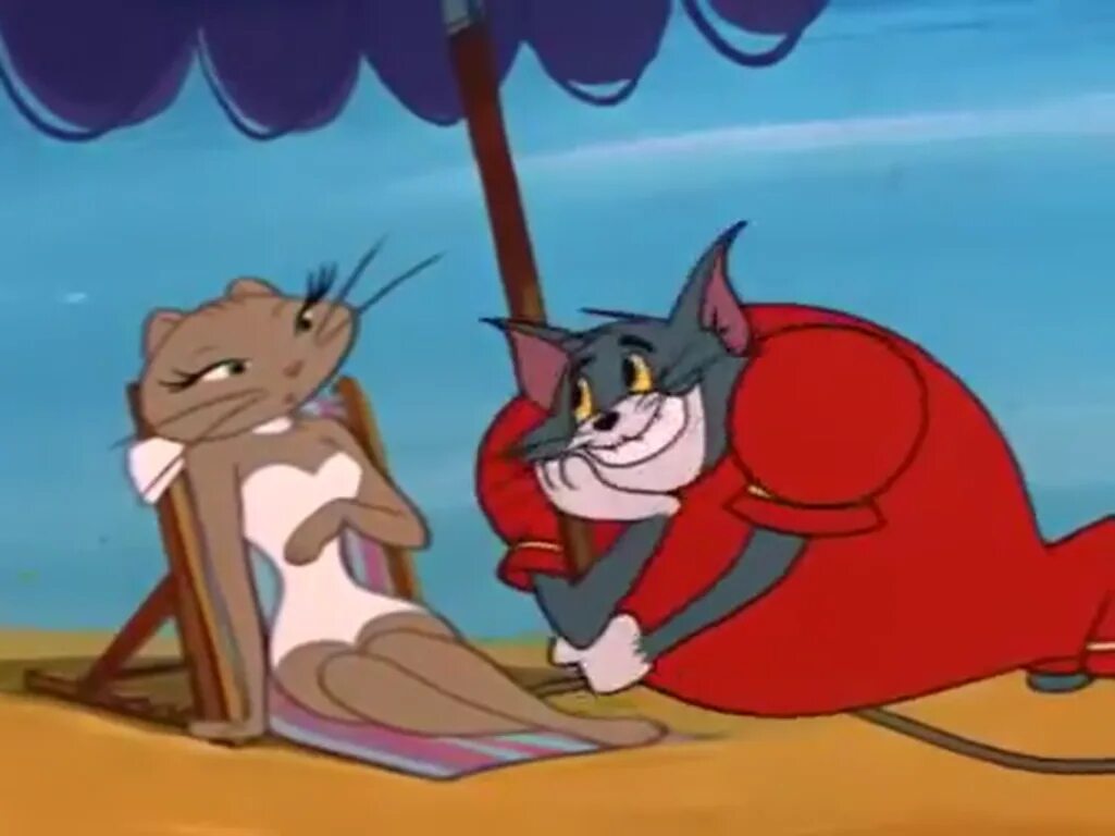 Tom beach. Том и Джерри 101 muscle Beach Tom. Muscle Beach Tom 1956. Tom and Jerry 101.