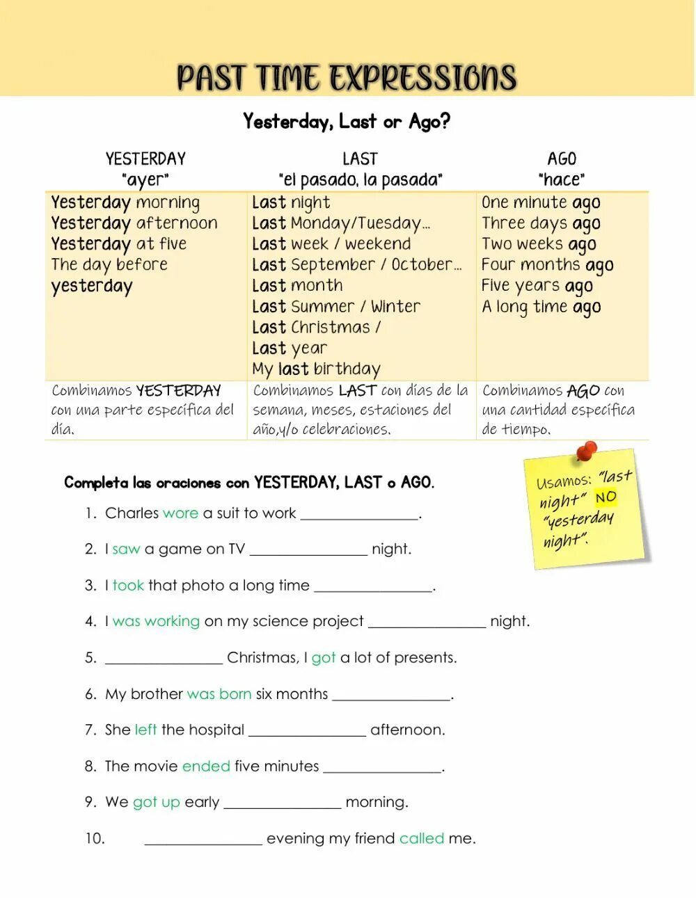 Past time expressions. Past simple time expressions. past времена time expressions. time expressions exercises.