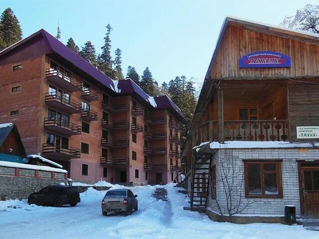 Отель домбай фото Панорама: Легенда, гостиница, Тебердинская ул., 17, курортный посёлок Домбай Я