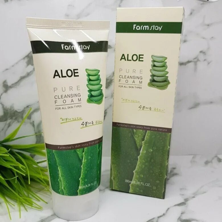 Farmstay Aloe Pure Cleansing Foam, 180мл. Farmstay пенка очищающая с экстрактом алоэ - Aloe Pure Cleansing Foam, 180мл. Farmstay Aloe Pure Cleansing Foam пенка для умывания с экстрактом алоэ. Farm stay пенка для умывания Aloe 180ml. Aloe pure