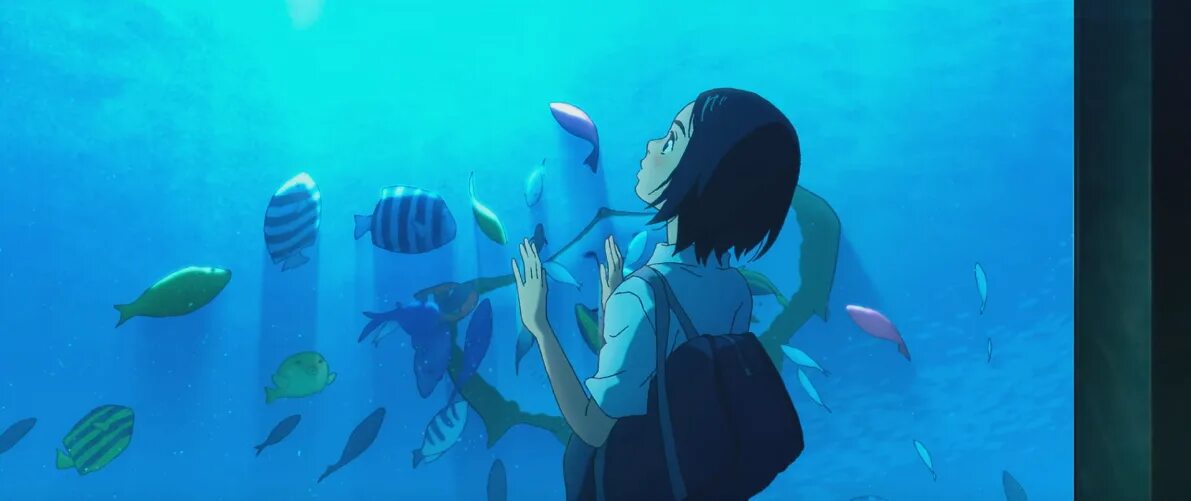 Дети моря 2. Дитя океан. дети моря (blu-ray). kodomo no hi koi making. anime: children of the sea  song: slow dancing in the dark, by joji.