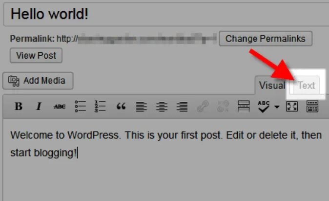 Select tab. Select tab