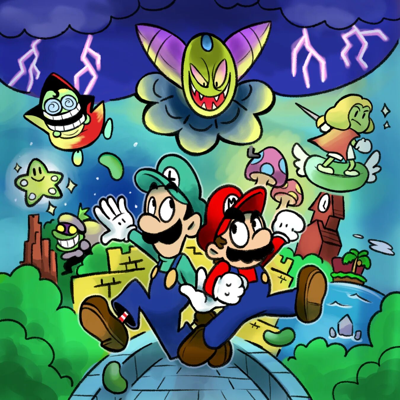 Mario and Luigi Superstar Saga. Mario and Luigi Superstar Saga Rus. Rookie из Mario & Luigi Superstar Saga #7. 3. Mario & Luigi: Superstar Saga.