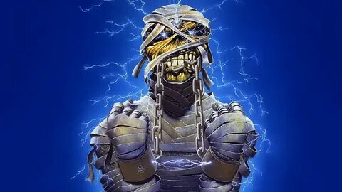 The Mummy illustration, Iron Maiden, mummy, Eddie HD wallpaper.