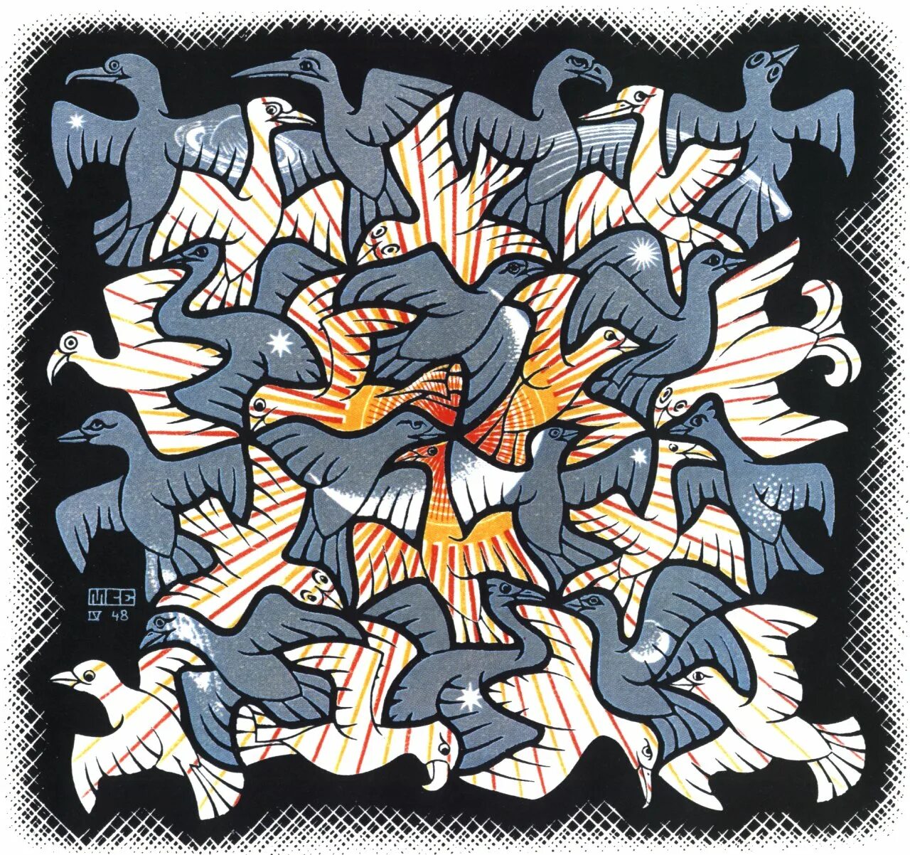 Маурица эшера галерея. Мозаика мориса эшера. Орнаменты мориса эшера. Мозаика мориса эшера. Повторяющиеся картины.