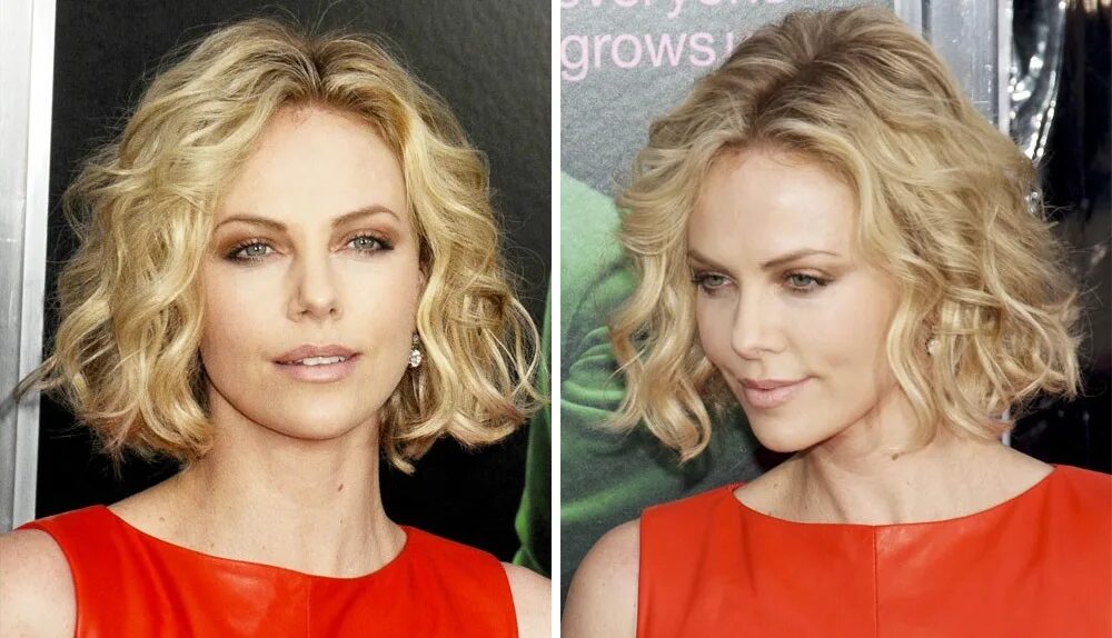 локоны на короткое каре. агата муцениеце волосы. шарлиз терон кудрявые волосы. укладка утюжком на короткие волосы. шарлиз терон с кудрями.