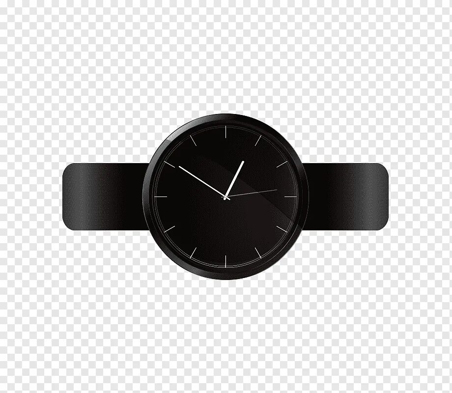 Часы черные видео. Luxury men's watch Top view PNG.