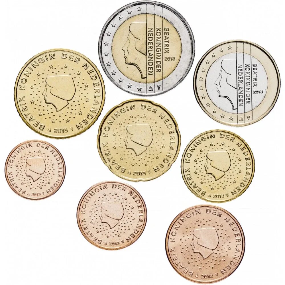 Сколько монет евро. Монеты евро 2013. Набор евро монет. Разменные монеты евро. Монеты евро коллекция.