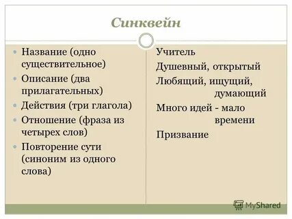 После 2 описания