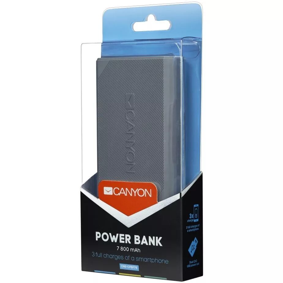 Canyon аккумулятор. Canyon Power Bank 7800mah. Canyon внешний аккумулятор. Повер банк Canyon. Внешний АКБ Canyon CNE-cpbf26dg 2600mah Dark Gray.