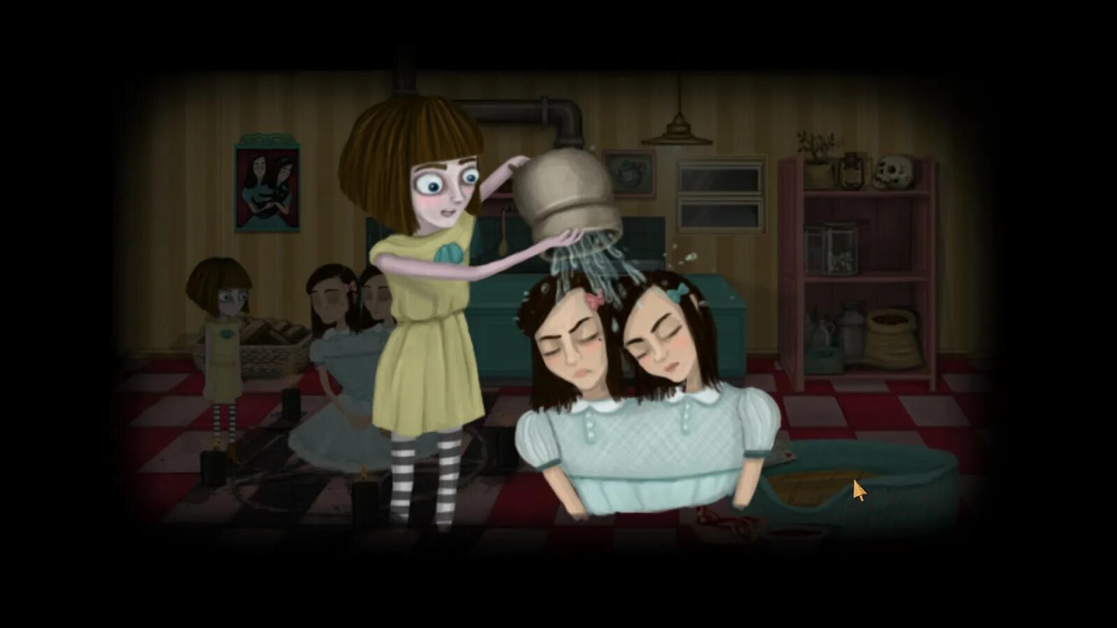 Френ боу 2 на русском. Fran bow 6. френбоу 2. френ боу скрины глава 2.