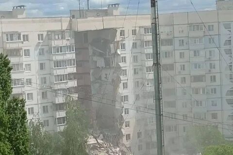 Белгород обрушился подъезд