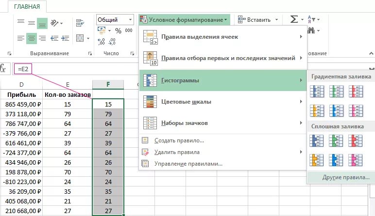 Создание правил в excel. Создание правил в excel