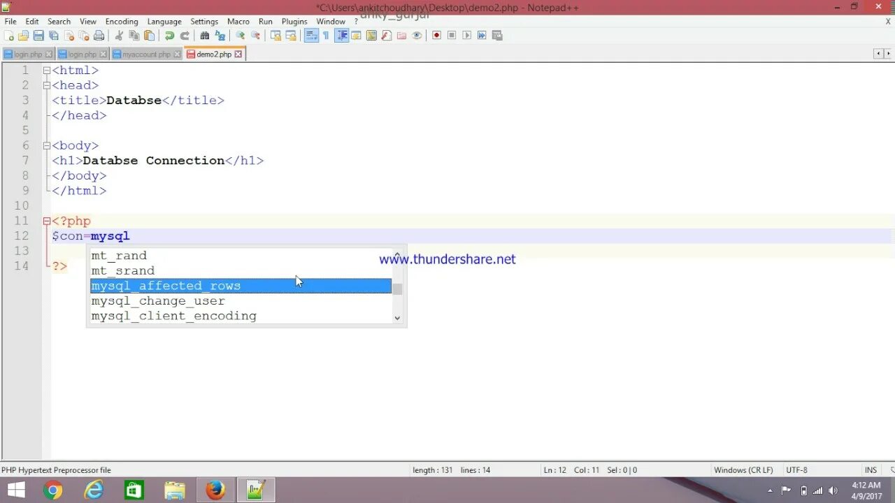 Rand sql. Mysql rand в диапазоне. connect php to html. database connection in php by amharic.