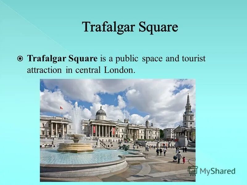 When was trafalgar square built in