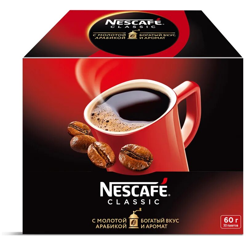 Кофе в пакетиках Nescafe Classic 2г. Nescafe Classic с молотой арабикой. Nescafe Classic кофе молотый. Nescafe Classic 60 г. Кофе растворимый нескафе классик