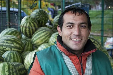 Продавец дынь