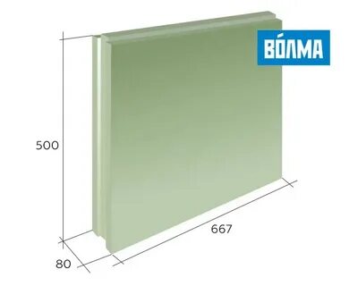 Пгп влагостойкая полнотелая 80
